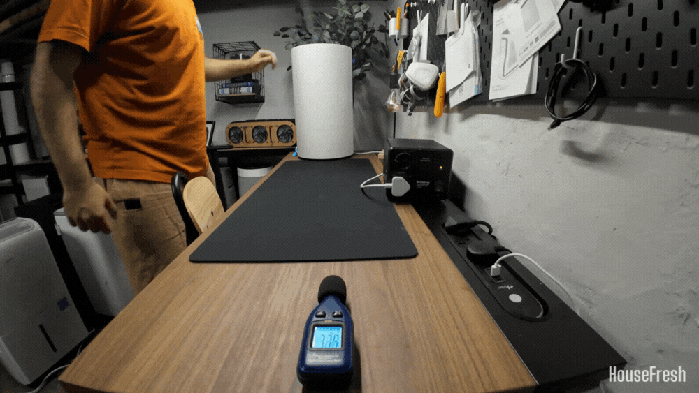 dehumidifiers sound test