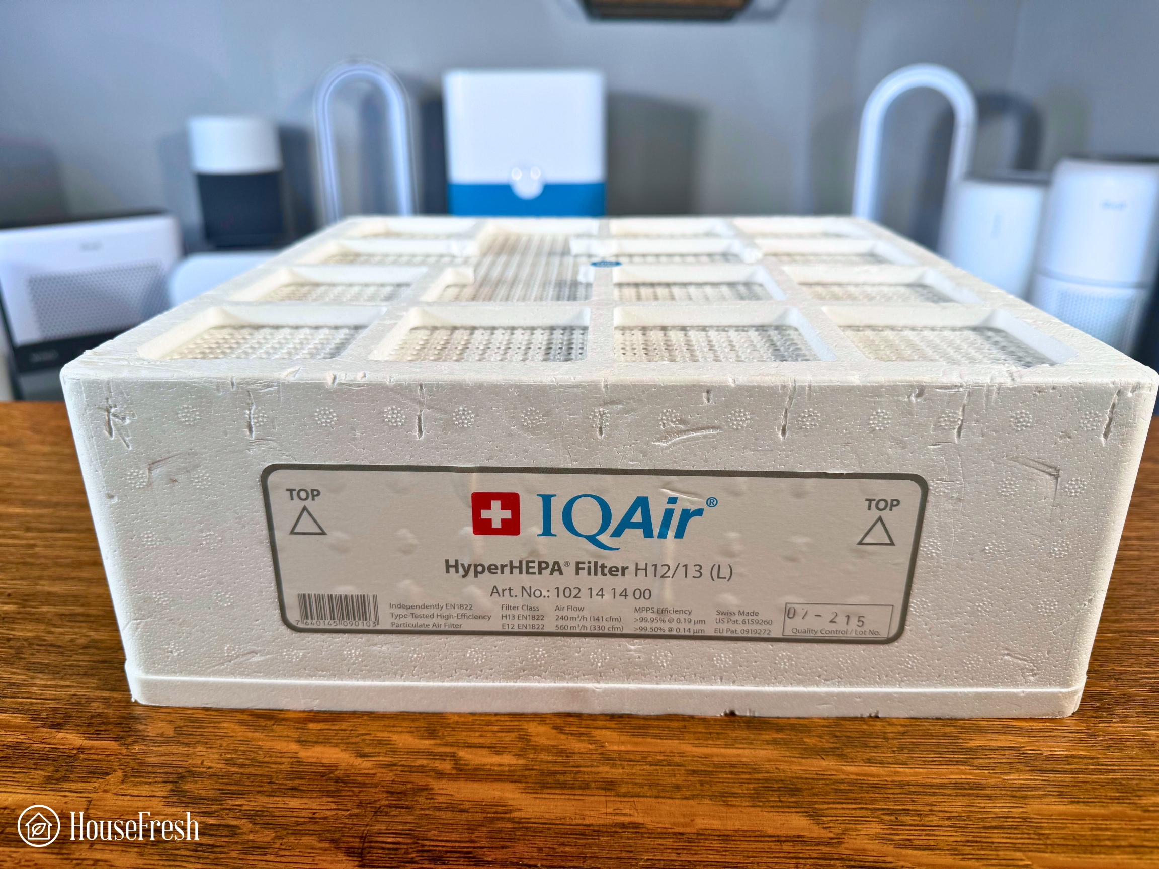 IQair HealthPro Plus HEPA side