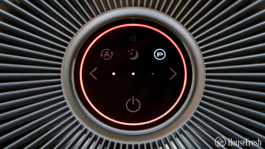 Winix A231 Control panel