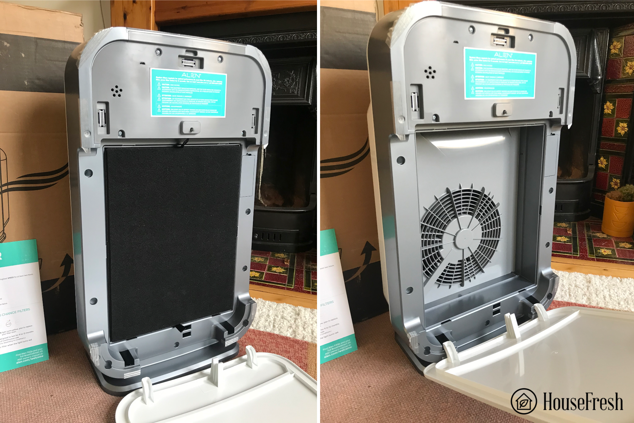 Alen BreatheSmart 45i Back Panel